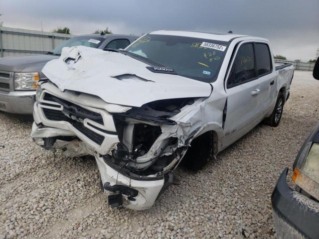 1C6SRFJTXKN926025 - 2019 RAM 1500 LARAM WHITE photo 2