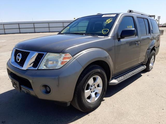 5N1AR18U38C645352 - 2008 NISSAN PATHFINDER GRAY photo 2