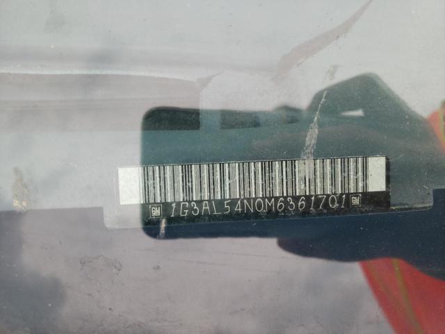 1G3AL54N0M6361701 - 1991 OLDSMOBILE CUTLASS CI BLUE photo 10