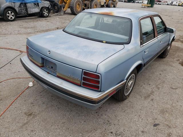 1G3AL54N0M6361701 - 1991 OLDSMOBILE CUTLASS CI BLUE photo 4