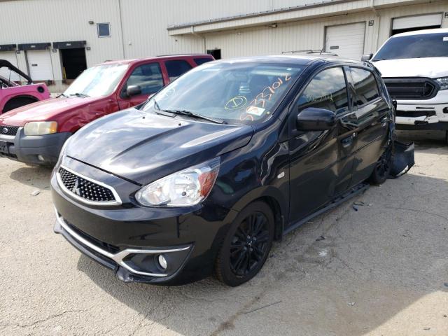 ML32A5HJ8KH002246 - 2019 MITSUBISHI MIRAGE LE BLACK photo 2