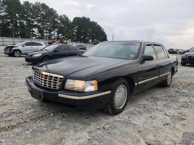 1G6KE54Y6XU703521 - 1999 CADILLAC DEVILLE DE BLACK photo 2