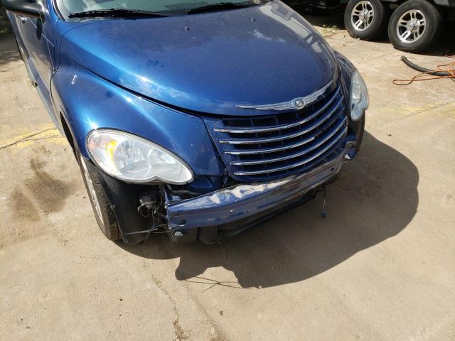 3A4GY5F98AT153766 - 2010 CHRYSLER PT CRUISER BLUE photo 9