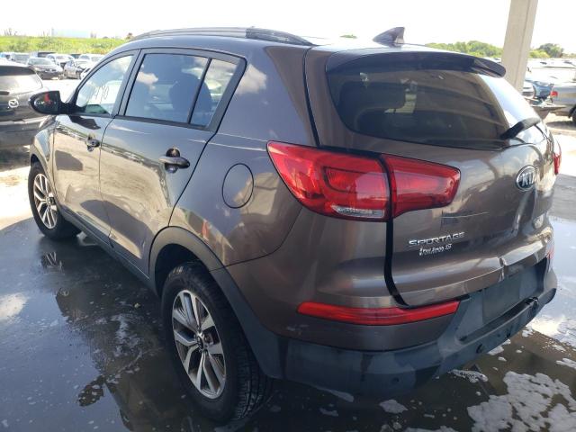 KNDPB3ACXE7569875 - 2014 KIA SPORTAGE B TAN photo 3