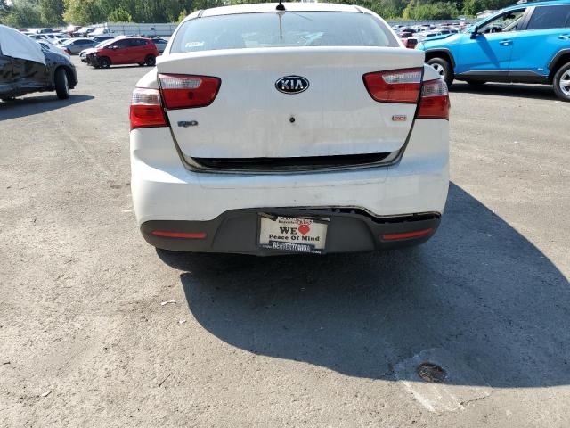 KNADM4A3XD6293105 - 2013 KIA RIO LX WHITE photo 9