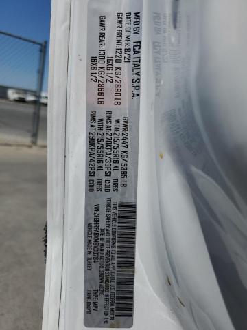 ZFBHRFABXM6V30784 - 2021 RAM PROMASTER 白色 照片 10