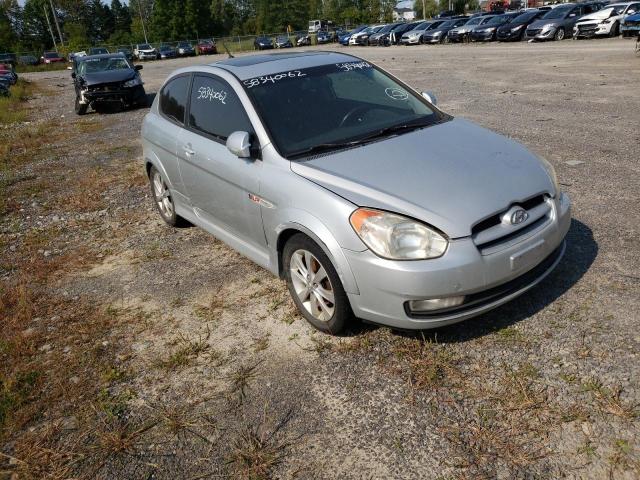 KMHCN35C87U040778 - 2007 HYUNDAI ACCENT BAS SILVER photo 1