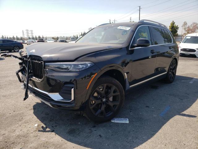 5UXCW2C02N9M19679 - 2022 BMW X7 XDRIVE4 BLACK photo 2