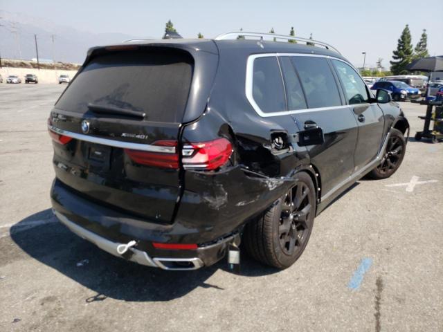 5UXCW2C02N9M19679 - 2022 BMW X7 XDRIVE4 BLACK photo 4