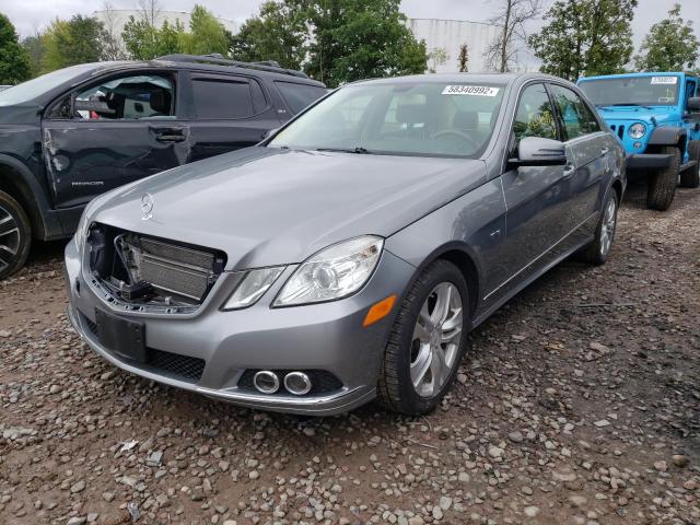 WDDHF2EB6BA297589 - 2011 MERCEDES-BENZ E 350 BLUE GRAY photo 2