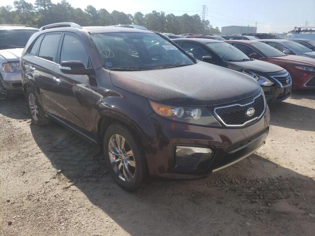 5XYKW4A20BG126970 - 2011 KIA SORENTO SX MAROON photo 1