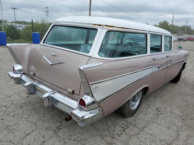 VB57S222725 - 1957 CHEVROLET 210 GRAY photo 4