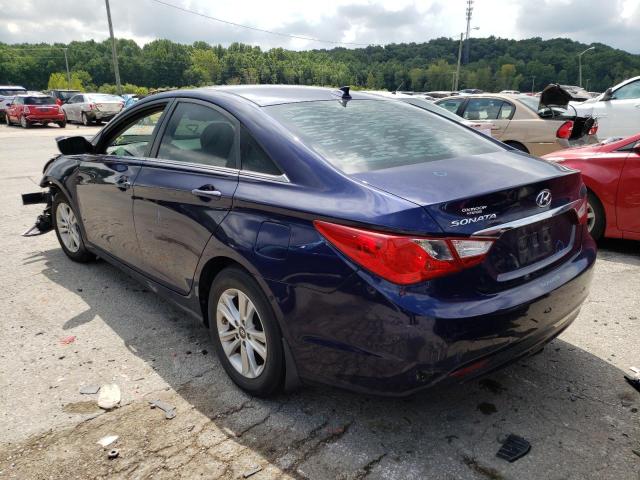 5NPEB4ACXDH799679 - 2013 HYUNDAI SONATA GLS BLUE photo 3