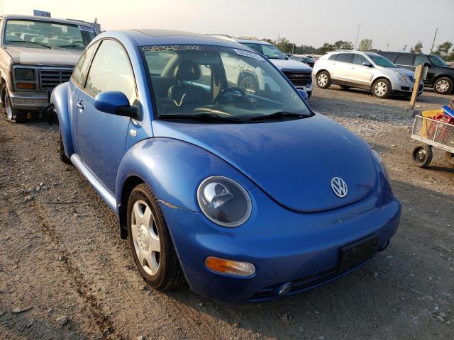3VWDD21C01M440015 - 2001 VOLKSWAGEN NEW BEETLE 蓝色 照片 1