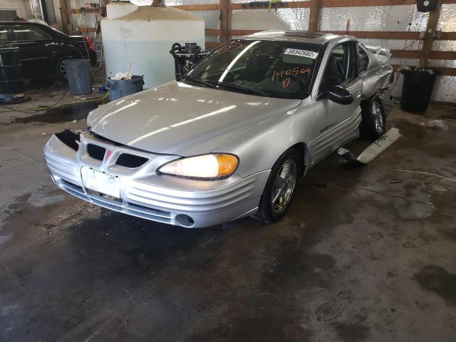 1G2NF12F72C140564 - 2002 PONTIAC GRAND AM S SILVER photo 2