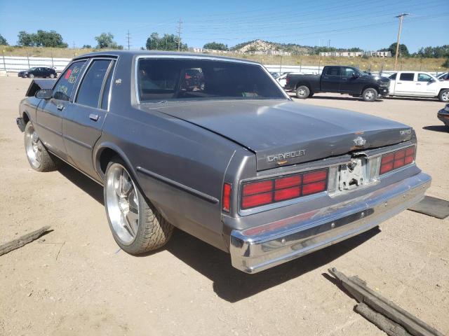 1G1BL51H7HX117653 - 1987 CHEVROLET CAPRICE GRAY photo 3