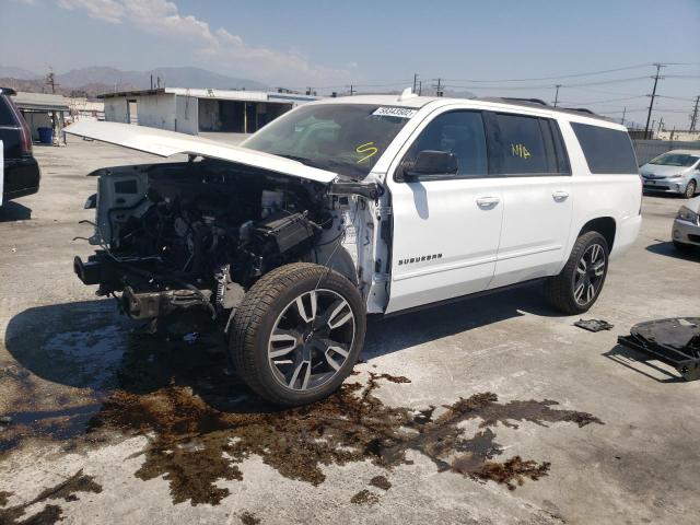 1GNSKJKJ4KR218849 - 2019 CHEVROLET SUBURBAN K WHITE photo 2