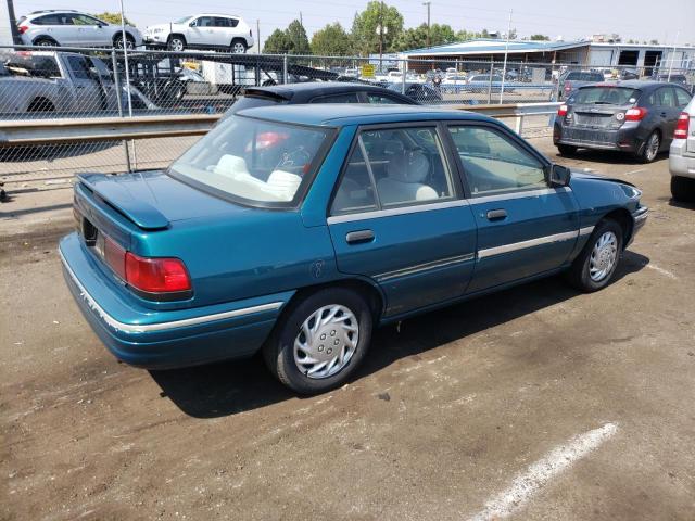 3MAPM10J1PR675982 - 1993 MERCURY TRACER TURQUOISE photo 4