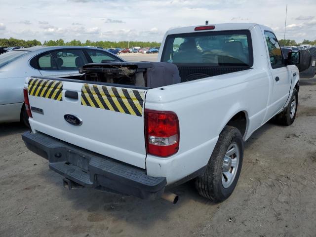 1FTYR10D29PA23804 - 2009 FORD RANGER WHITE photo 4