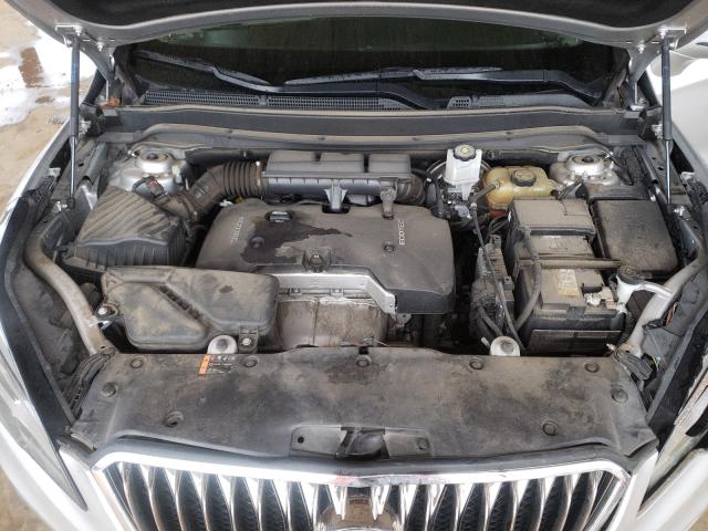 LRBFXBSA7HD111851 - 2017 BUICK ENVISION E ვერცხლისფერი ფოტო 7