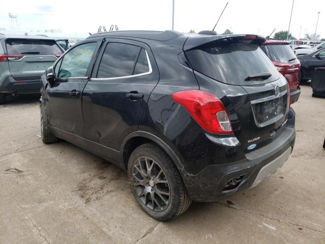 KL4CJ1SMXGB611887 - 2016 BUICK ENCORE SPO BLACK photo 3