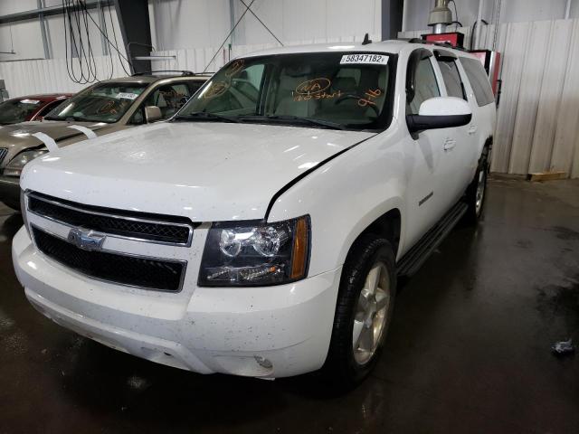 3GNFK16397G127662 - 2007 CHEVROLET SUBURBAN K WHITE photo 2