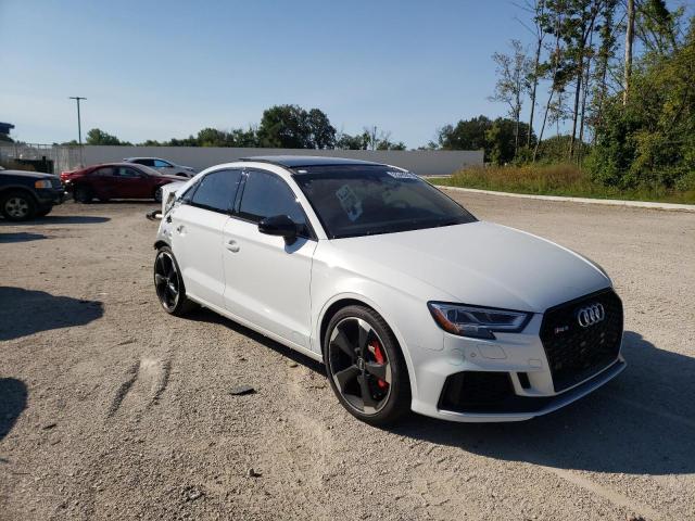 WUABWGFFXKA902053 - 2019 AUDI RS3 WHITE photo 1