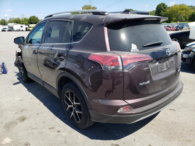 2T3JFREV2JW812182 - 2018 TOYOTA RAV4 SE PURPLE photo 3