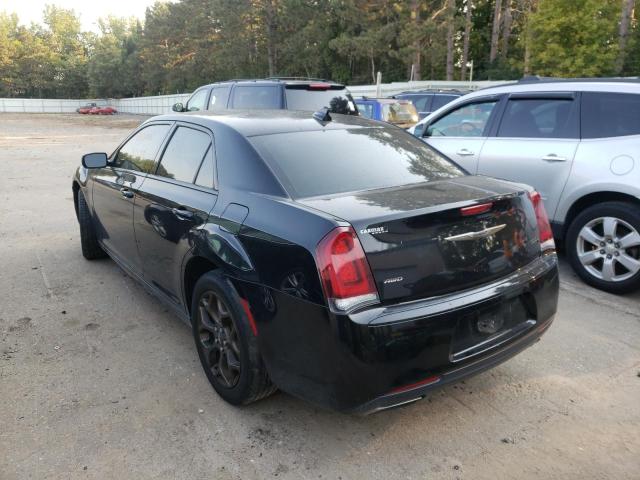 2C3CCAGG0GH282809 - 2016 CHRYSLER 300 S BLACK photo 3