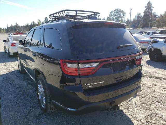 1C4RDJDG7EC318387 - 2014 DODGE DURANGO LI BLACK photo 3