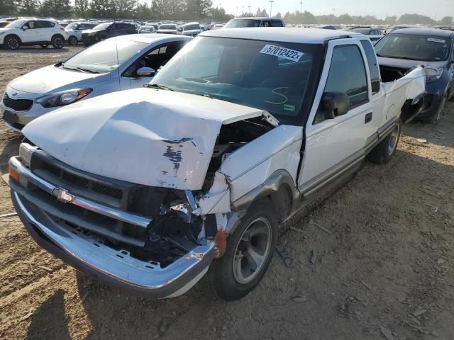 1GCCS19W218103217 - 2001 CHEVROLET S TRUCK S1 WHITE photo 2