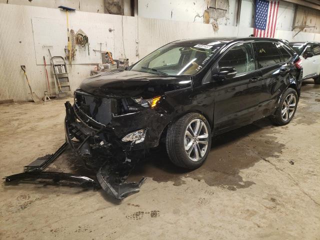 2FMPK4AP4HBB43275 - 2017 FORD EDGE SPORT BLACK photo 2