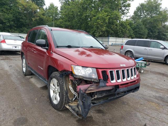 1C4NJDBB8ED751792 - 2014 JEEP COMPASS SP BURGUNDY photo 1