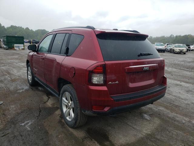 1C4NJDBB8ED751792 - 2014 JEEP COMPASS SP BURGUNDY photo 3