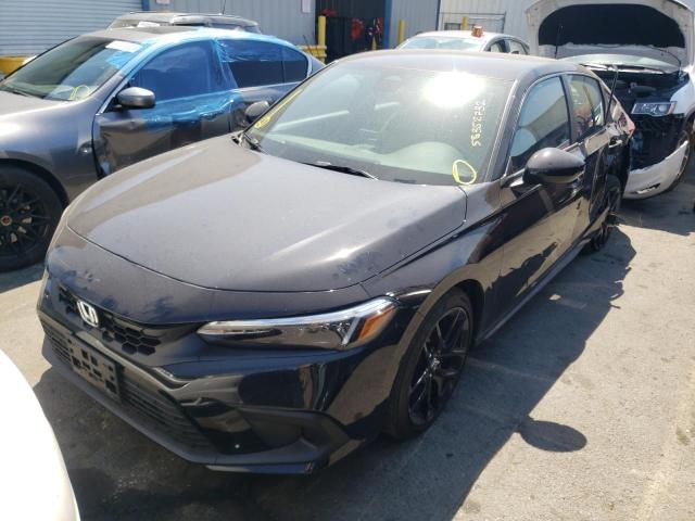19XFL2H85NE006611 - 2022 HONDA CIVIC SPOR BLACK photo 2