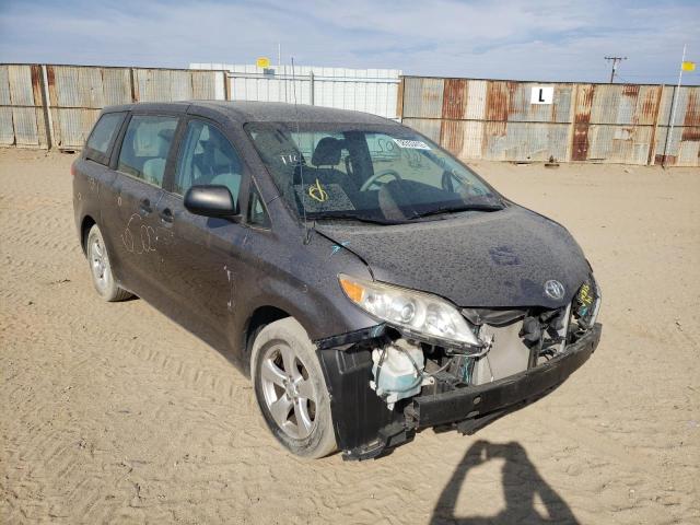 5TDZK3DC7DS291459 - 2013 TOYOTA SIENNA GRAY photo 1