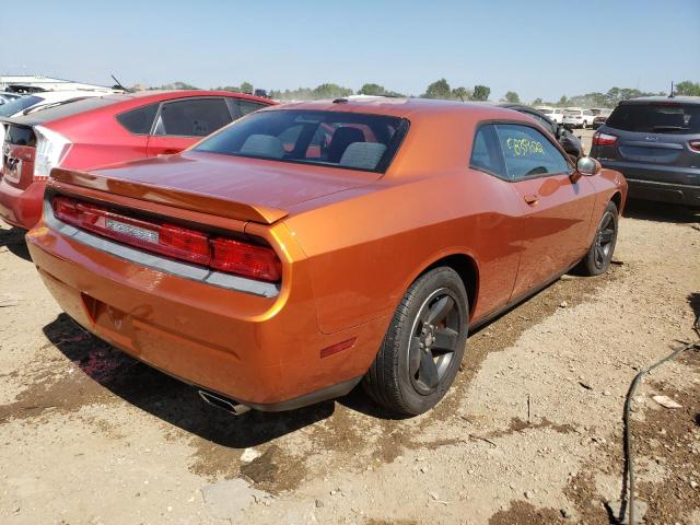 2B3CJ5DT4BH542326 - 2011 DODGE CHALLENGER ORANGE photo 4