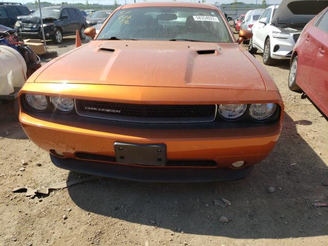 2B3CJ5DT4BH542326 - 2011 DODGE CHALLENGER ORANGE photo 9