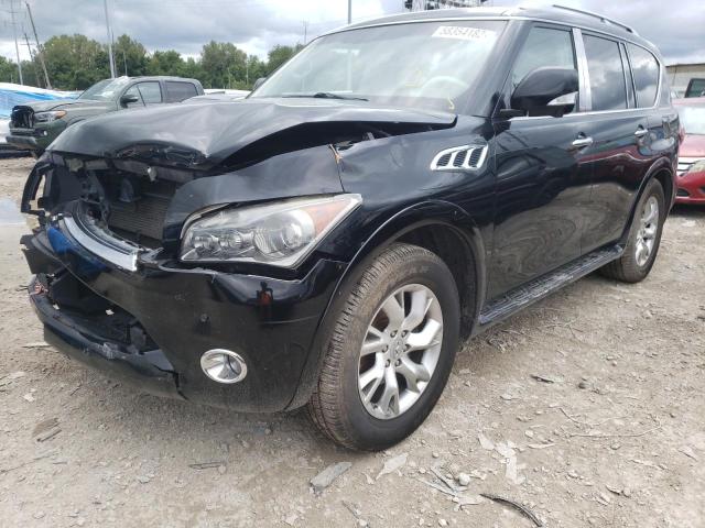 JN8AZ2NC4C9316272 - 2012 INFINITI QX56 BLACK photo 2