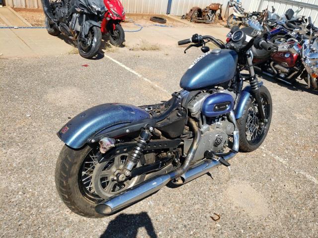 1HD1CZ315CC455884 - 2012 HARLEY-DAVIDSON XL1200 NIG BLUE photo 4