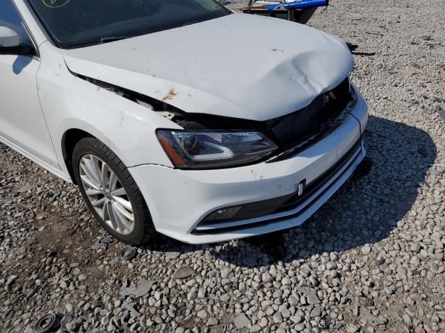 3VWL17AJ9GM403652 - 2016 VOLKSWAGEN JETTA SEL WHITE photo 9