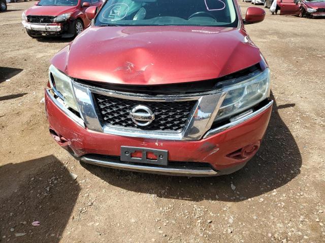 5N1AR2MN6DC609606 - 2013 NISSAN PATHFINDER RED photo 9