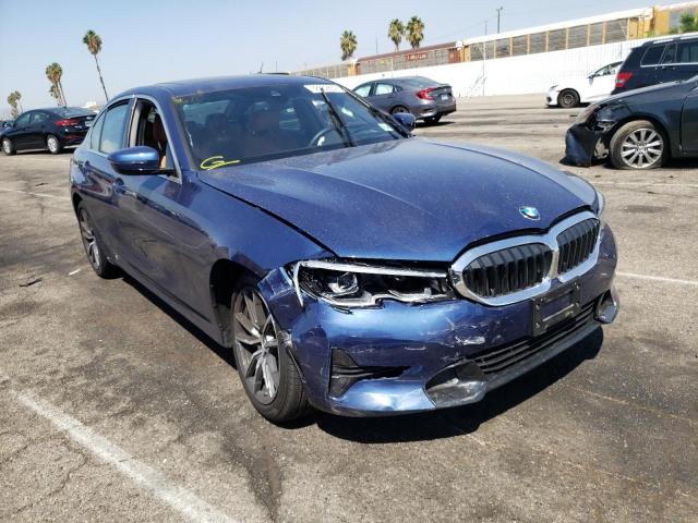 3MW5R7J05N8C35121 - 2022 BMW 330XI BLUE photo 1