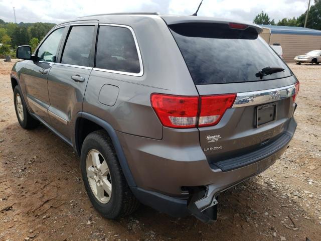 1C4RJEAG6DC596054 - 2013 JEEP GRAND CHER GRAY photo 3