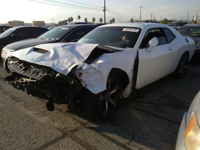 2C3CDZBTXKH654701 - 2019 DODGE CHALLENGER WHITE photo 2