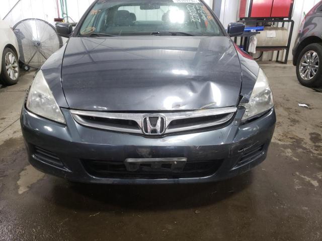 1HGCM56427A006588 - 2007 HONDA ACCORD LX BLUE photo 9