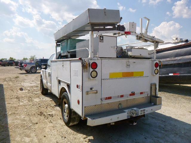 1FD3F30528EE46539 - 2008 FORD F350 SRW S WHITE photo 3