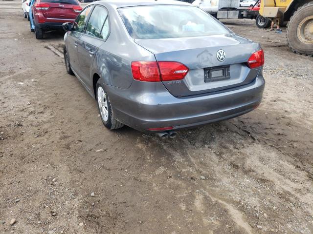 3VW2K7AJ2EM427961 - 2014 VOLKSWAGEN JETTA BASE 灰色 照片 3