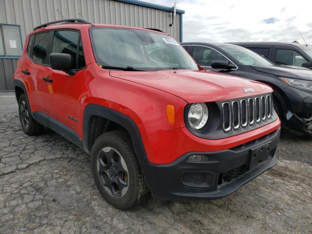 ZACCJBAB1JPG97115 - 2018 JEEP RENEGADE S RED photo 1