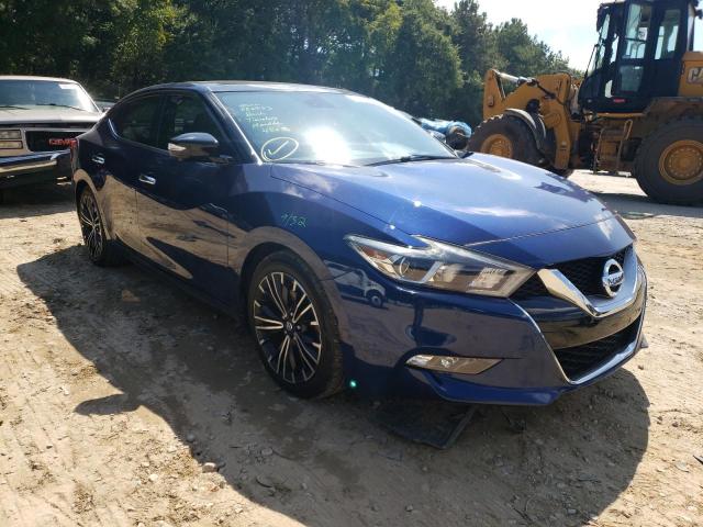 1N4AA6AP9GC393382 - 2016 NISSAN MAXIMA 3.5 BLUE photo 1